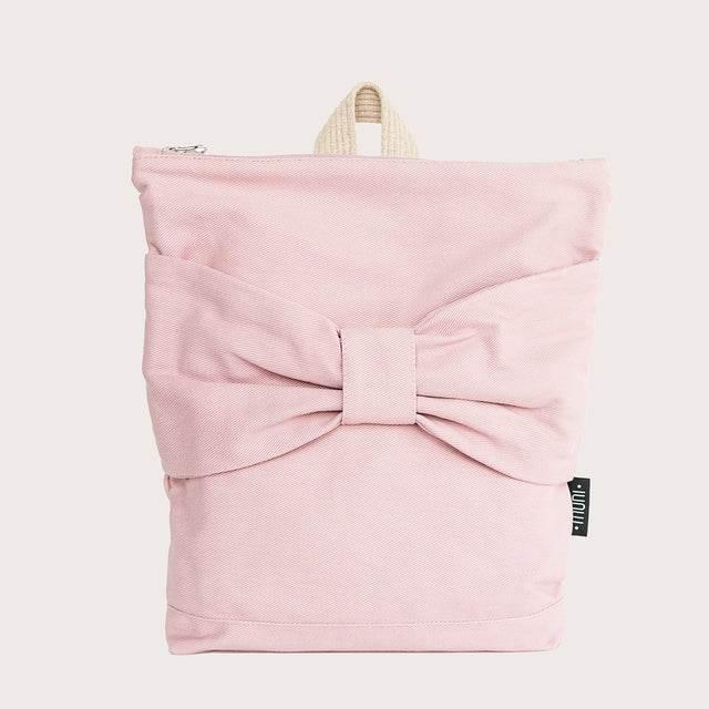 Kids Backpack – Pink Bow, Fun and Playful Denim Design, Perfect for Preschool and Everyday Use, Handmade in Europe - Hilstor