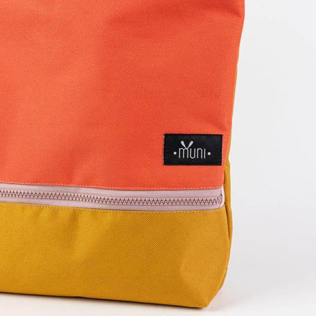 Waterproof Kids Backpack – Orange & Yellow, Perfect for Park Adventures, Comfortable and Durable Design, Handmade in Europe - Hilstor