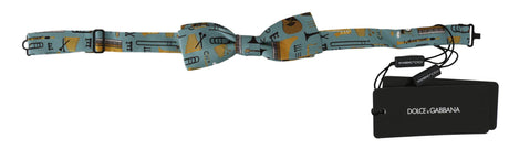 Dolce & Gabbana Mint Green Jazz Club Adjustable Neck Papillon Bow Tie - Hilstor