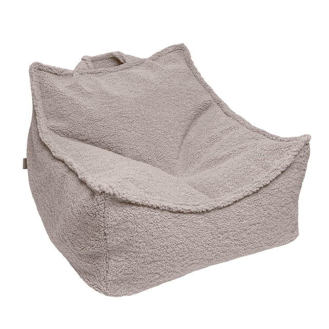 MeowBaby® Bearly Sako Bag – Grey | Stylish & Comfortable Pouf | Made in Europe - Hilstor