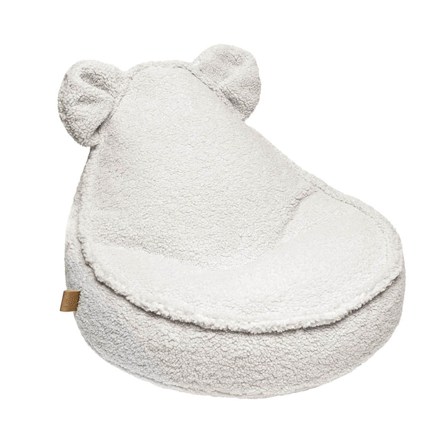 MeowBaby® Bearly Sako Bag – Cream | Stylish & Comfortable Pouf | Made in Europe - Hilstor