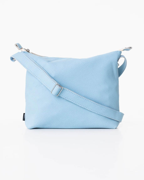 Anet L Shoulder Bag – Light Blue, Handmade & Eco-Friendly, Made in Europe | Durable & Unique Design - Hilstor
