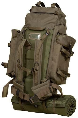 Backpack 114-070-03 80L – Military-Grade, Made in Europe | Detachable Side Pockets & MOLLE Straps - Hilstor