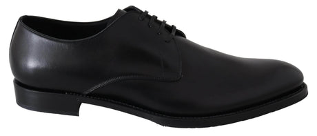 Dolce & Gabbana Black Leather SARTORIA Hand Made Shoes - Hilstor