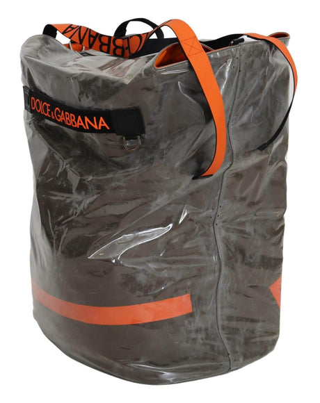 Dolce & Gabbana Cotton Men Large Fabric Green Shopping Tote Bag - Hilstor