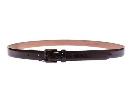 Dolce & Gabbana Brown Leather Logo Belt Cintura Belt - Hilstor