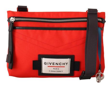 Givenchy Chic Red and Black Downtown Crossbody Bag - Hilstor