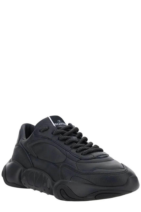 Valentino Elevated Elegance Low-Top Leather Sneakers - Hilstor