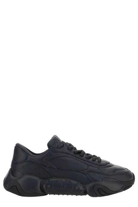 Valentino Elevated Elegance Low-Top Leather Sneakers - Hilstor