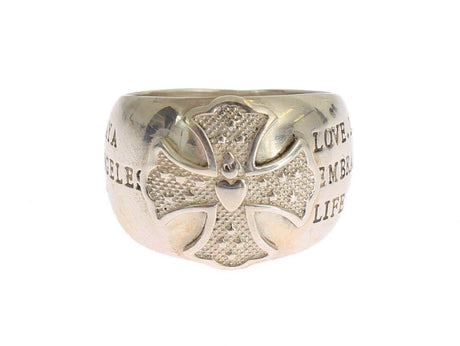 Nialaya Silver Cross Womens 925 Sterling Ring - Hilstor