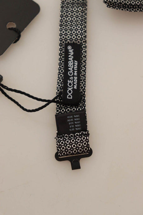 Dolce & Gabbana Multicolor Patterned Adjustable Neck Papillon Bow Tie - Hilstor