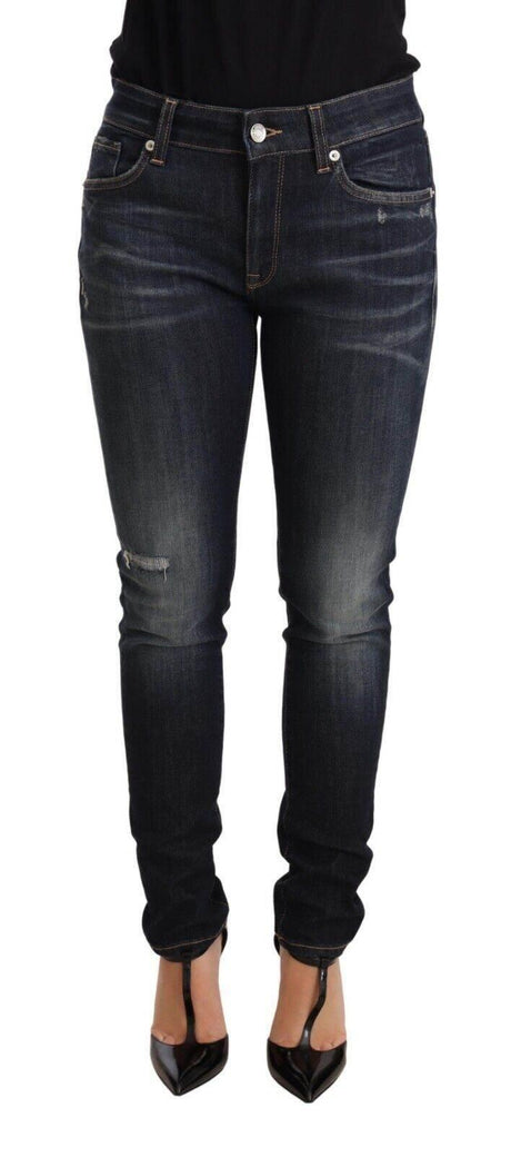 Dolce & Gabbana Blue Wash Slim Skinny Denim Cotton Stretch Jeans - Hilstor