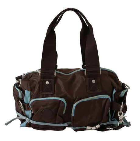 WAYFARER Brown Handbag Duffel Travel Purse - Hilstor