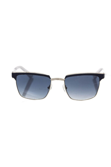 Frankie Morello Black Metallic Fiber Men's Sunglass - Hilstor