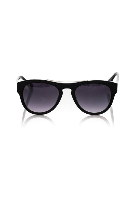 Frankie Morello Black Acetate Men Sunglass - Hilstor