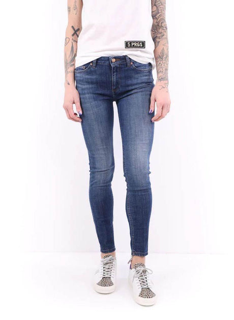 Don The Fuller Blue Cotton Women Jeans - Hilstor