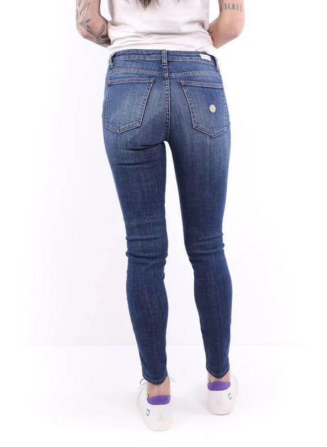 Don The Fuller Blue Cotton Women Jeans - Hilstor
