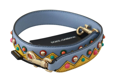 Dolce & Gabbana Blue Handbag Accessory Shoulder Strap Leather - Hilstor