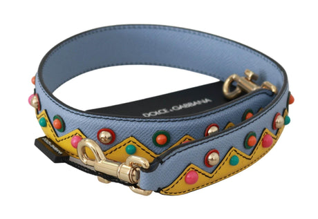 Dolce & Gabbana Blue Handbag Accessory Shoulder Strap Leather - Hilstor
