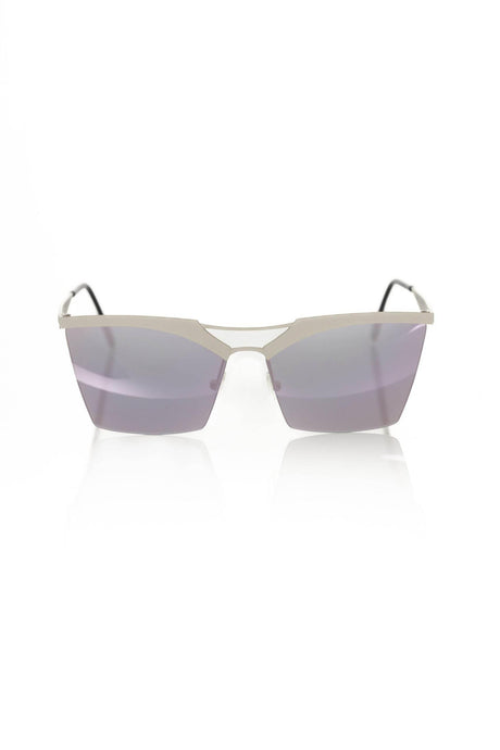 Frankie Morello Silver Metallic Women Sunglass - Hilstor
