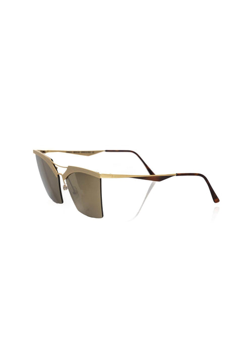 Frankie Morello Gold Metallic Fibre Women's Sunglasses - Hilstor