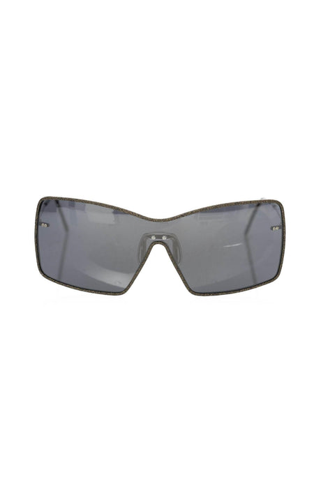 Frankie Morello Black Metallic Women Sunglass - Hilstor