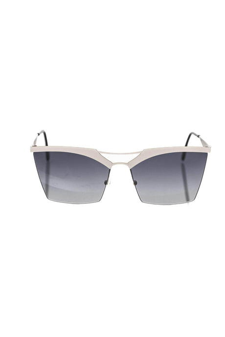 Frankie Morello Silver Metallic Fiber Women Sunglass - Hilstor