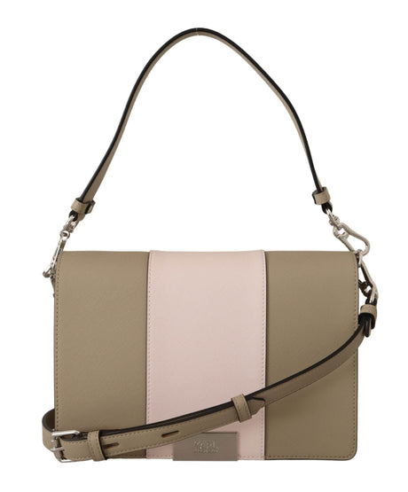 Karl Lagerfeld Chic Sage Shoulder Bag with Dual Straps - Hilstor