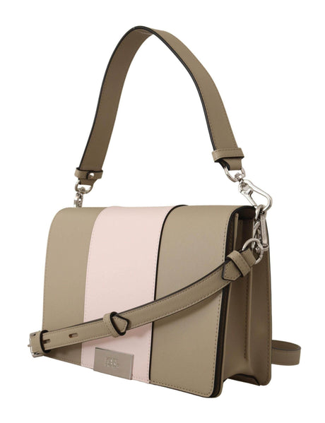 Karl Lagerfeld Chic Sage Shoulder Bag with Dual Straps - Hilstor