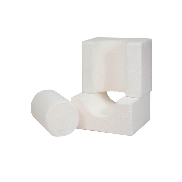 MeowBaby® Boucle Shape Set – 3-Element Soft Play Set for Kids, Removable Velvet Corduroy Covers, Made in Europe - Hilstor