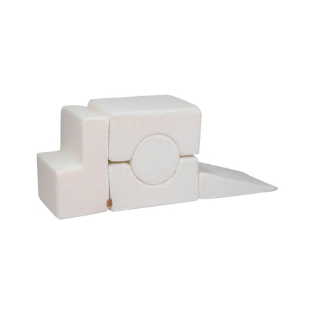 MeowBaby® Boucle Shape Set – 5-Element Soft Play Set for Kids, Removable Velvet Corduroy Covers, Made in Europe - Hilstor