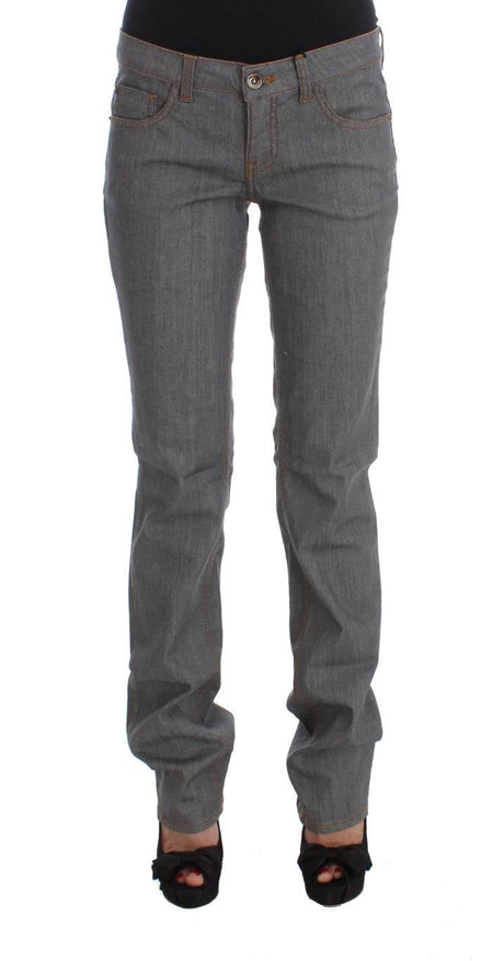 Costume National Gray Cotton Regular Fit Denim Jeans - Hilstor