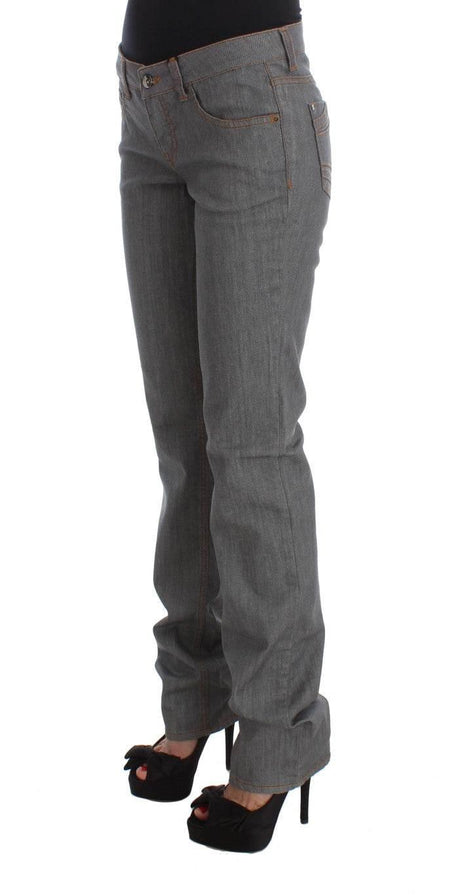 Costume National Gray Cotton Regular Fit Denim Jeans - Hilstor