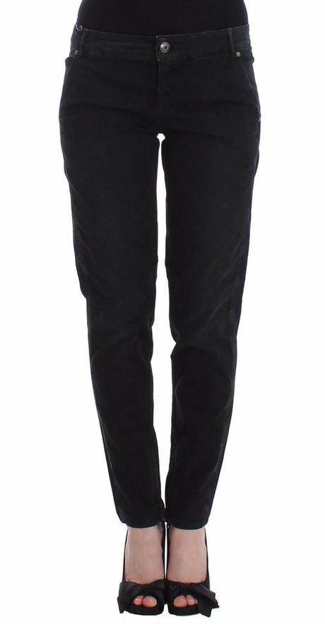 Ermanno Scervino Blue Slim Jeans Denim Pants Skinny Leg Straight - Hilstor