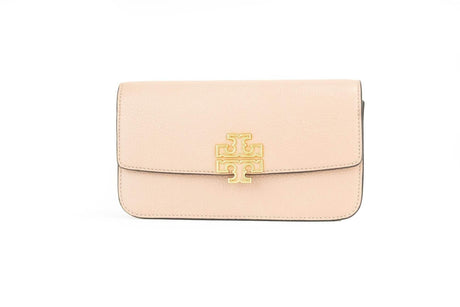 Tory Burch Britten Small Meadowsweet Leather Chain Wallet Crossbody Bag - Hilstor