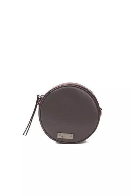 Pompei Donatella Burgundy Leather Women Crossbody Bag - Hilstor