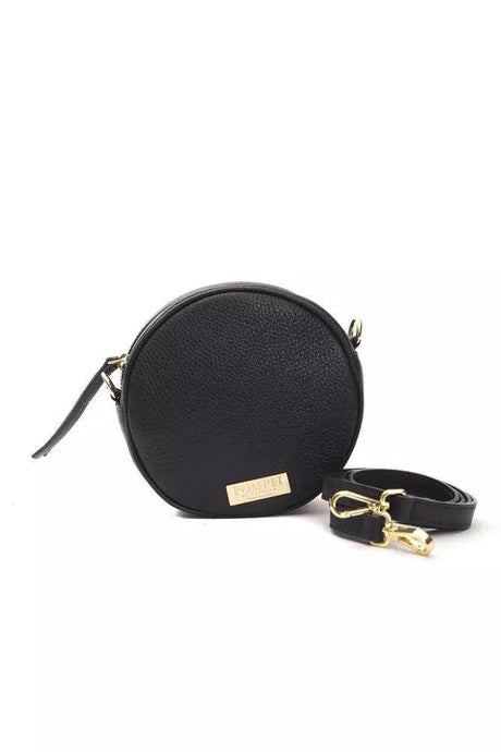Pompei Donatella Gray Leather Women Crossbody Bag - Hilstor