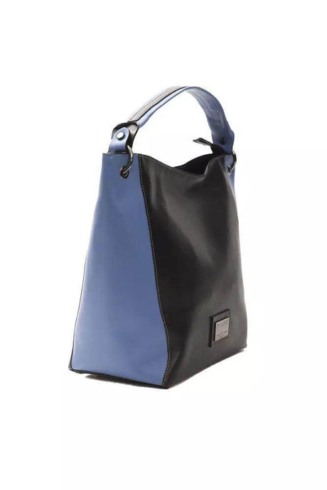 Pompei Donatella Black Leather Women Shoulder Bag - Hilstor