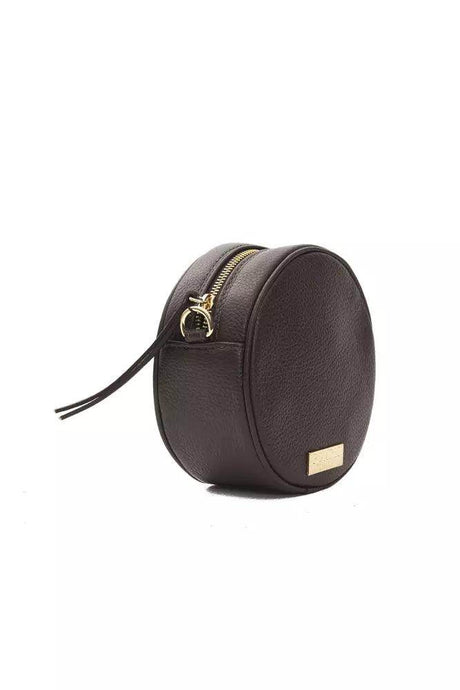 Pompei Donatella Brown Leather Women Crossbody Bag - Hilstor