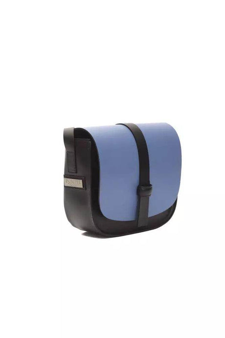Pompei Donatella Blue Leather Women Crossbody Bag - Hilstor