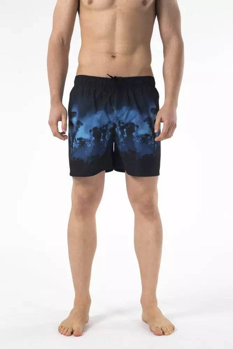 Just Cavalli Black Polyester Men Swim Short - Hilstor