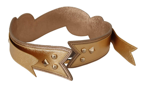 Dolce & Gabbana Gold Leather LOVE Patch Bag Shoulder Strap - Hilstor