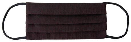 Dolce & Gabbana Maroon Pleated Elastic Ear Strap Face Mask - Hilstor