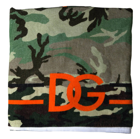 Dolce & Gabbana Multicolor Printed Cotton Wrap Shawl Scarf - Hilstor