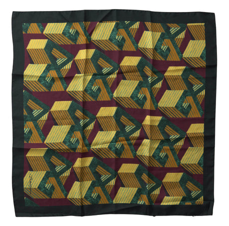 Dolce & Gabbana Multicolor Printed Square Handkerchief Scarf - Hilstor