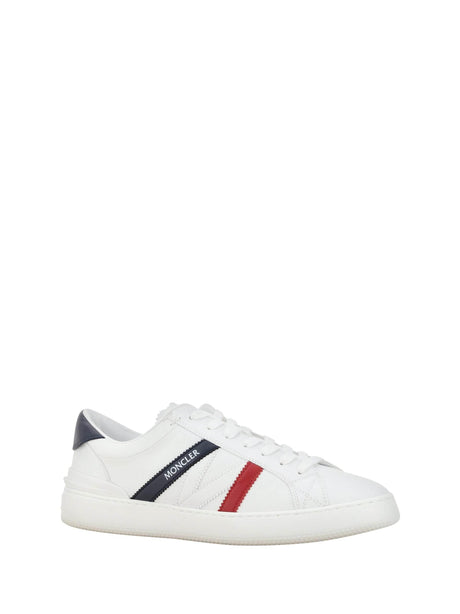 Moncler Elegant White Monaco M Men's Sneakers - Hilstor