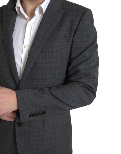 Dolce & Gabbana Gray 2 Piece Single Breasted MARTINI Suit - Hilstor