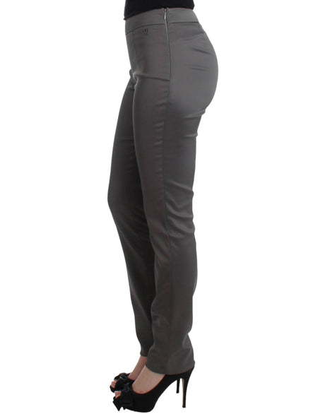 John Galliano Gray slim fit pants - Hilstor