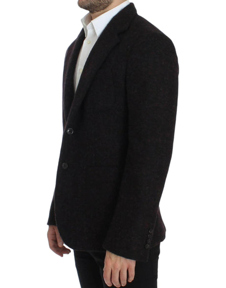 Dolce & Gabbana Bordeaux alpaga two button blazer - Hilstor