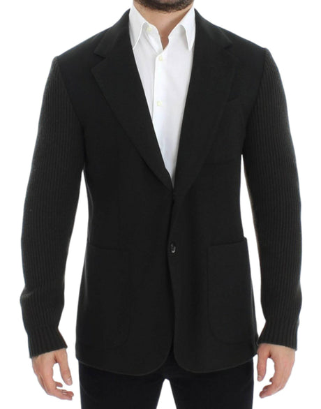 Dolce & Gabbana Green cashmere two button blazer - Hilstor